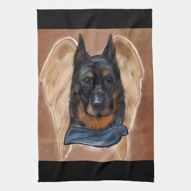 Beauceron Geschirrtuch (Vertikal)