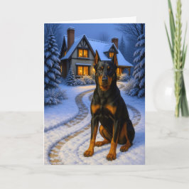 Beauceron Holiday Card Feiertagskarte
