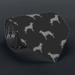 Beauceron Hunde Silhouetten Muster Grau Krawatte<br><div class="desc">Diese originelle Beauceron Silhouetten Muster Krawatte ist ein tolles Geschenk für Hundedads! Diese coole Krawatte ist in verschiedenen Farbvarianten erhältlich und macht eine Aussage für jeden, der einen Beauce Liebe hat. Ein phantastisches Geschenk für den Typ, der eine Krawatte für Geschäftsreisen oder für besondere Veranstaltungen wie z.B. Urlaubsprogramme, HUNDEZUCHTVERBAND-Hundeausstellungen und...</div>