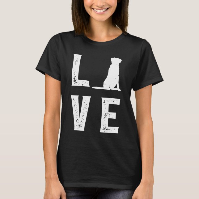 Beauceron Liebe T-Shirt (Vorderseite)