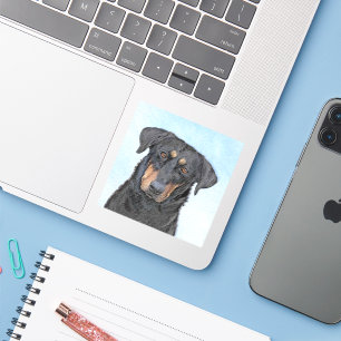 Beauceron Malerei - Niedliche Original Hunde Kunst Aufkleber