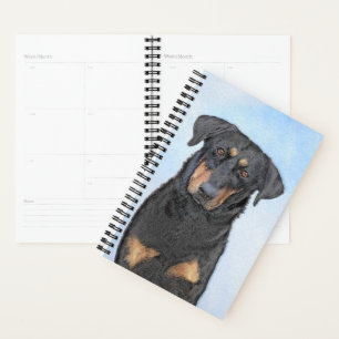 Beauceron Malerei - Niedliche Original Hunde Kunst Planer