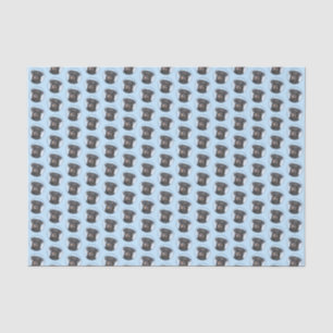 Beauceron Malerei - Niedliche Original Hunde Kunst Seidenpapier
