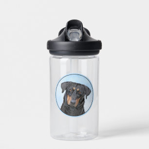 Beauceron Malerei - Niedliche Original Hunde Kunst Trinkflasche