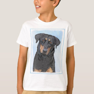 Beauceron-Malerei - Süße originelle Hundekunst T-Shirt