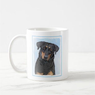 Beauceron Painting - Cute Original Dog Art Kaffeetasse