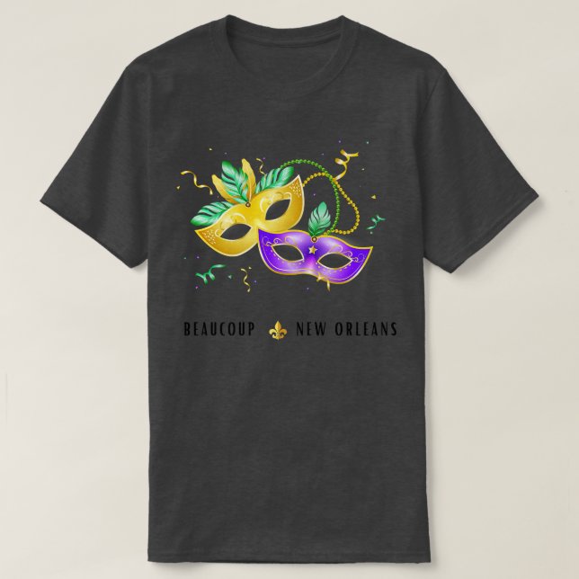 Beaucoup New Orleans Double Mask TShirt (Design vorne)