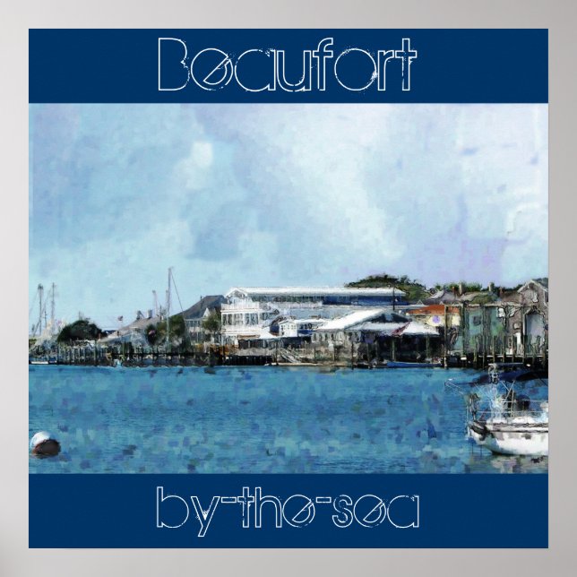 Beaufort, direkt am Meer Poster (Vorne)