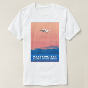 Beaufort-Meer Kanada USA Reiseplakat T-Shirt