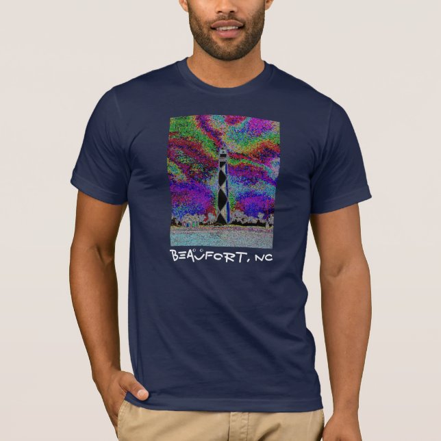 Beaufort, NC - Kap-Ausblick T-Shirt (Vorderseite)