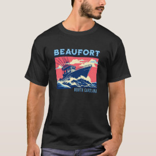 Beaufort NC Sportfishing-Yacht Hochsee-Salzwasser T-Shirt