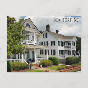 Beaufort North Carolina Historische Zuhause Reise Postkarte