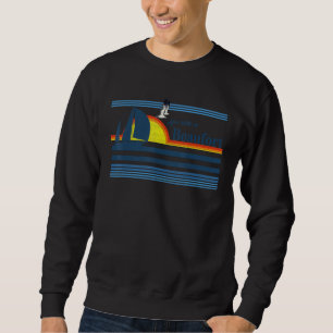 Beaufort North South Carolina Nc Sc Beach Retro V Sweatshirt