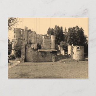 Beaufort Schloss-Museum, Luxemburg Postkarte