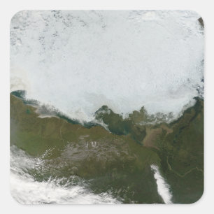 Beaufort Sea Quadratischer Aufkleber