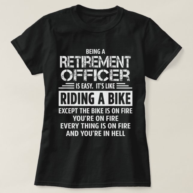 Beauftragter für das Ruhestand T-Shirt (Design vorne)