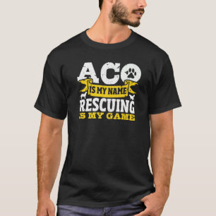 Beauftragter für die Kontrolle eines Tieres für di T-Shirt
