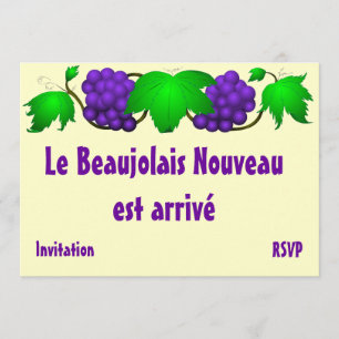 Beaujolais Einladung
