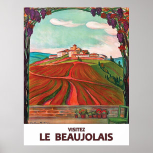 Beaujolais, Frankreich. Reise nach Frankreich Poster