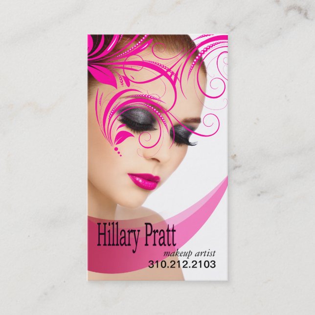 "Beaute Schönheits-" - Maskenbildner, Visitenkarte (Vorderseite)