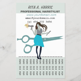 Beautician Beauty Salon Friseur Flyer