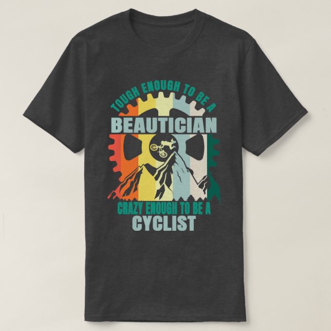 Beautician Biker Design T-Shirt (Design vorne)