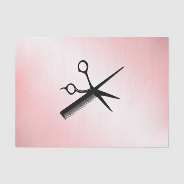 Beautician Design Pink Seidenpapier (Vorderseite)