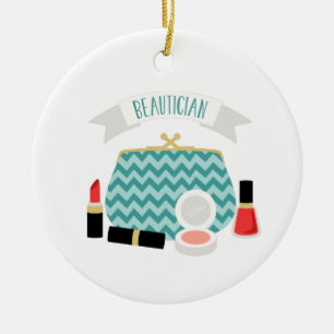 Beautician Keramik Ornament