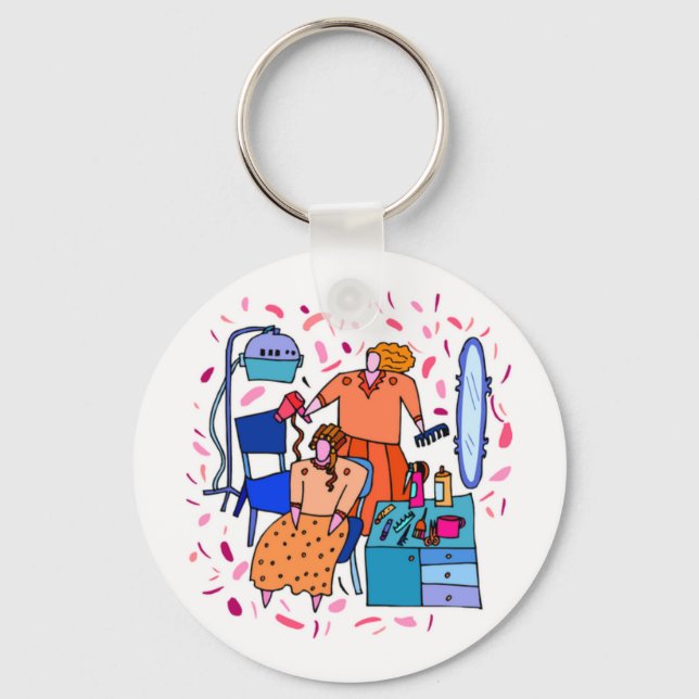 Beautician Schlüsselanhänger (Vorderseite)