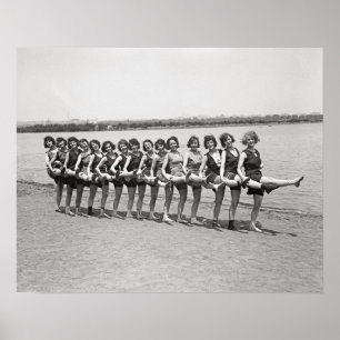 Beauties, 1923. Vintages Foto Poster