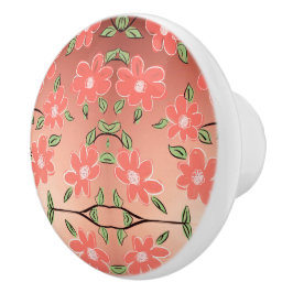 Beautifu Flower Cabinet ziehen Keramikknauf