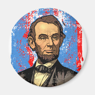 Beautiful Abraham Lincoln Portrait Magnet