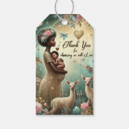 Beautiful African Baby Showmarke Geschenkanhänger