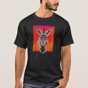 Beautiful African Zebra Animal Design Ninakupenda T-Shirt
