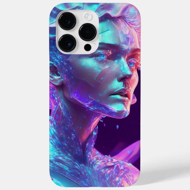 Beautiful Ai Art Hübsch Icy Glass wie Woman Case-Mate iPhone Hülle (Rückseite)