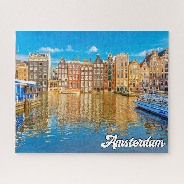 Beautiful Amsterdam, Niederlande Puzzle (Horizontal)