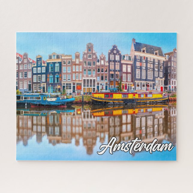 Beautiful Amsterdam, Niederlande Puzzle (Horizontal)