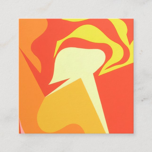 Beautiful and Vibrant Colors! Business Card Quadratische Visitenkarte (Vorderseite)