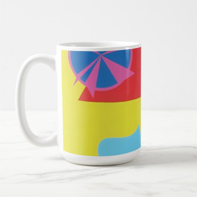 Beautiful and Vibrant Colors! Coffee Mug Kaffeetasse (Links)