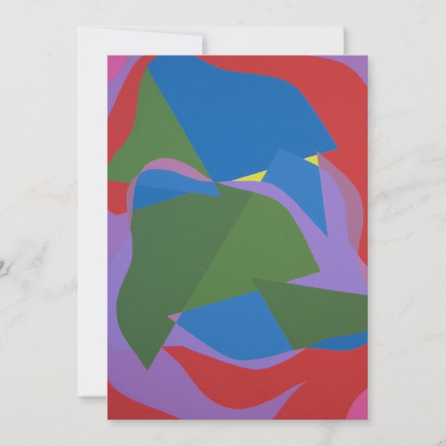 Beautiful and Vibrant Colors! Invitation Einladung (Vorderseite)