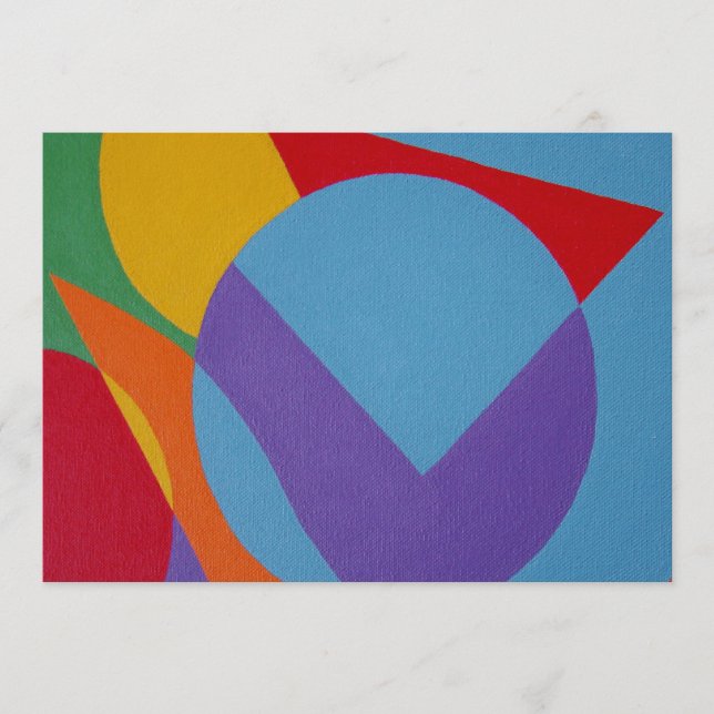 Beautiful and Vibrant Colors! Invitation Einladung (Vorderseite)