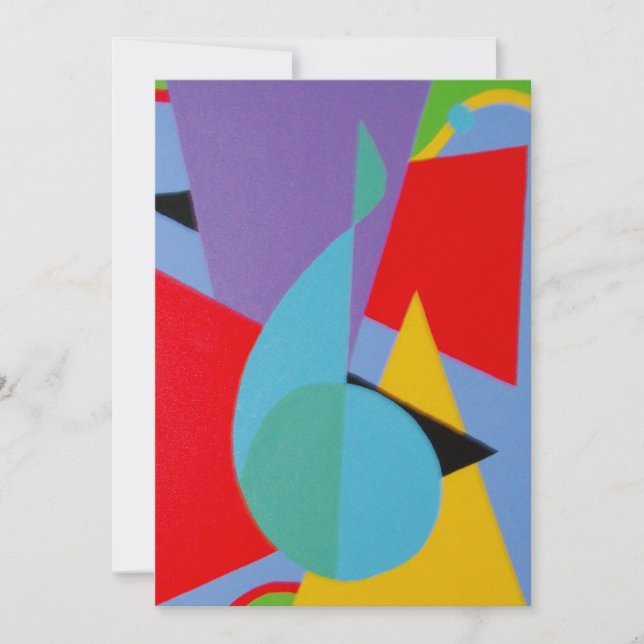 Beautiful and Vibrant Colors! Invitation Einladung (Vorderseite)