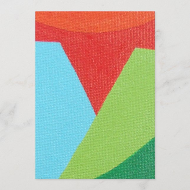 Beautiful and Vibrant Colors! Invitation Einladung (Vorderseite)