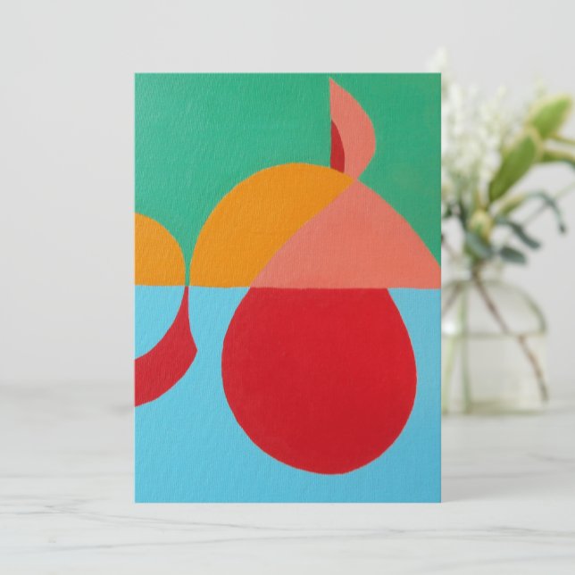 Beautiful and Vibrant Colors! Invitation Einladung (Stehend Vorderseite)