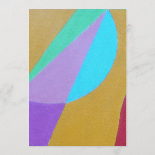 Beautiful and Vibrant Colors! Invitation Einladung (Vorderseite)