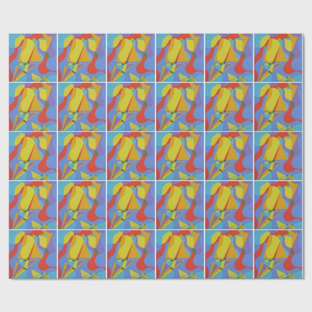 Beautiful and Vibrant Colors! Wrapping Paper Geschenkpapier (Flach)