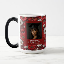 Beautiful Anemones Floral Congrat Graduate Verwandlungstasse