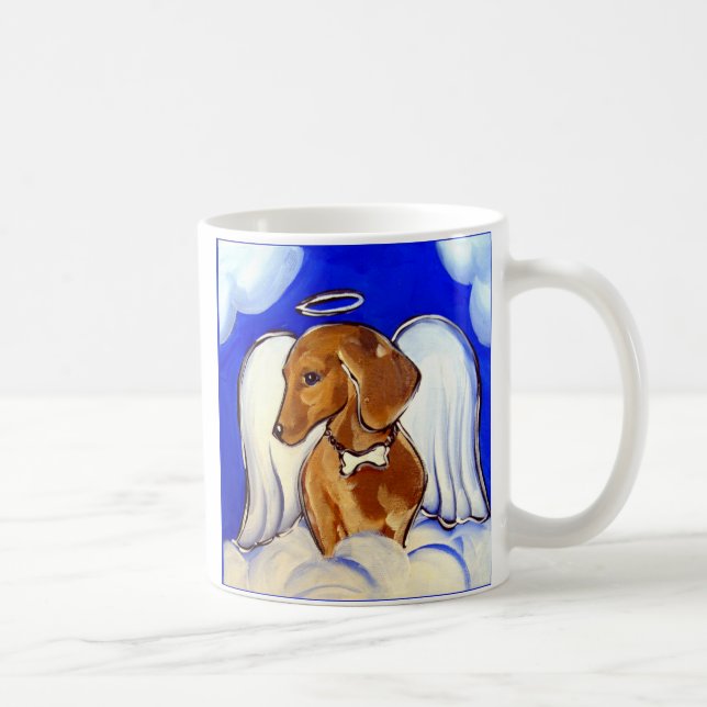 "Beautiful Angel Dackel Tasse" Kaffeetasse (Rechts)