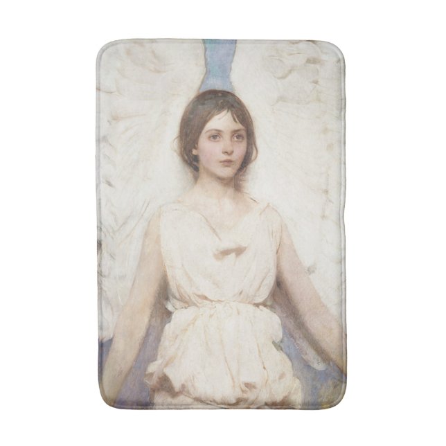 Beautiful Angel (von Abbott Handerson Thayer) Badematte (Vorderseite Vertikal)