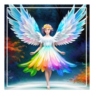 Beautiful Angel Wings Art-35444 Fotodruck